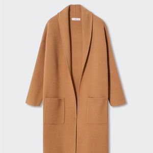 Mango camel ringo coatigan